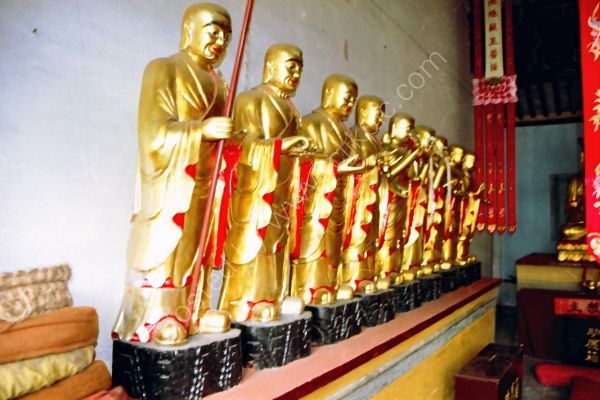 Row of Gold Buddha's, Tiger Hill Leaning Pagoda, Suzhou